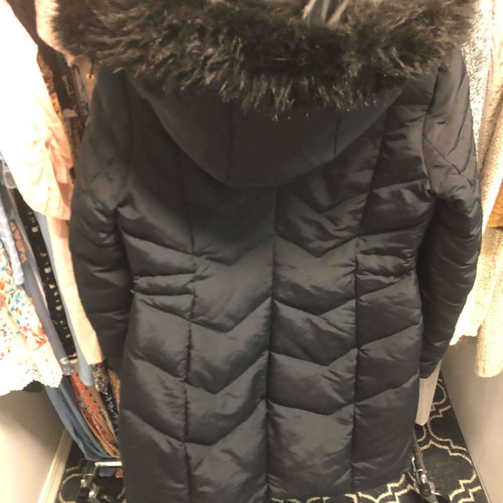 Zara Navy puffer coat